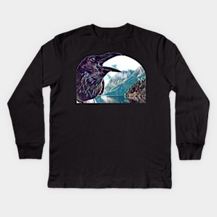 Raven Fjord Kids Long Sleeve T-Shirt